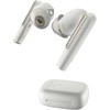 Hewlett Packard (HP) Poly Voyager Free 60 Bluetooth ausinės, BT700 USB-C adapteris, įkrovimo dėklas, baltas