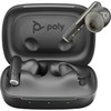 Hewlett Packard (HP) HP Poly Voyager Free 60 UC Carbon Juodas ausinės + BT700 USB-A adapteris + pagrindinis įkrovimo dėklas