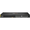 Šakotuvas Hewlett Packard (HP) HPE „Aruba Networking CX 6000“ 24p 10M/100M/1G Class4 PoE 4p SFP 1G 370W komutatorius, ES, en