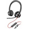 Ausinės HP Blackwire C8225-M Stereo USB-C/A Teams (C92SCA6)