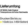 Hewlett Packard (HP) HP 953XL didelės talpos „Geltona“ originali rašalo kasetė, blisterinė pakuotė
