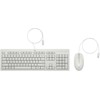 Klaviatūra Klaviatūros ir pelės rinkinys HP 225 su laidu Combo - QWERTZ - Baltas