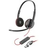 HP Poly atsarginė dalis Ausinės Blackwire C3225 dvipusės 3.5 mm