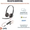 Hewlett Packard (HP) HP Poly Blackwire 3225 stereo USB-C Ausinės +3,5 mm kištukas + USB-C/A adapteris