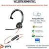 Ausinės Hewlett Packard (HP) POLY BW 3315 -M USB-C HS - +USB-C/A
