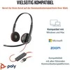 HP Poly Blackwire 3220 Stereo USB-C Headset +USB-C/A Adapteris (Bulk) (209749-201/209745-201)