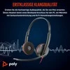 HP Poly Blackwire 3220 Stereo USB-C Headset +USB-C/A Adapteris (Bulk) (209749-201/209745-201)