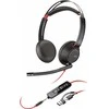 HP Poly Blackwire 5220 Stereo USB-C Ausinės +3.5mm Plug +USB-C/A Adapteris