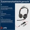HP Poly Blackwire 5220 Stereo USB-C Ausinės +3.5mm Plug +USB-C/A Adapteris