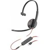 Ausinės HP Poly Blackwire C3215 monofoninės ausinės + nešiojimo dėklas.