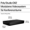 POLY „Studio G62“ vaizdo konferencijų sistema su A01KCAA montavimo plokščių komplektu