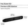 Hewlett Packard (HP) HP Poly Studio V52 USB vaizdo juosta EMEA – INTL English Loc Euro kištukas