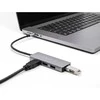 HUB USB Delock DeLOCK 63173 huby i koncentratory USB 3.2 Gen 1 (3.1 Gen 1) Type-C 5000 Mbit/s Juodas