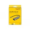 HUB USB Delock DeLOCK 63173 huby i koncentratory USB 3.2 Gen 1 (3.1 Gen 1) Type-C 5000 Mbit/s Juodas