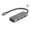 HUB USB Delock DeLOCK 63173 huby i koncentratory USB 3.2 Gen 1 (3.1 Gen 1) Type-C 5000 Mbit/s Juodas