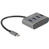 HUB USB Delock DeLOCK 63190 huby i koncentratory USB 3.2 Gen 1 (3.1 Gen 1) Type-A 5000 Mbit/s Juodas