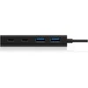 ICY BOX USB 3.0 HUB Type-C iki 2x Type-C ir 2x Type-A jungtys