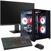 Stacionarus kompiuteris Hyrican GAMEMAX MegaDeal Infinity Mini BK SET2699 7796 Ryzen 7 5700X 16GB/1TB SSD RTX 5060Ti Win11 + MSI PRO MP273A LED-Monitorius, 69cm (27")