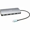 I-TEC USB-C metalinis nano dokas 2xDP 1xHDMI 1xGLAN 1xgarsas / mikrofonas 2xUSB 3.1 2xUSB 2.0 1xUSB-C duomenys 1xUSB-C 100W PD