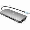 I-TEC USB-C metalinis nano dokas 2xDP 1xHDMI 1xGLAN 1xgarsas / mikrofonas 2xUSB 3.1 2xUSB 2.0 1xUSB-C duomenys 1xUSB-C 100W PD