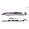 I-TEC USB C metalinis nano dokas 1xHDMI 4K 1xSD + 1xmicroSD kortelių skaitytuvas 1xGLAN 1xgarsas 3x USB 3.0 prievadas 1x USB-C PD + įkroviklis 100W