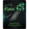 ICY BOX IB-2817M-C32 korpuso aušinimo funkcija M2 NVMe SSD