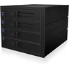 ICY BOX Backplane, 4x SAS/SATA 3,5" HDD in 3x 5,25", trägerlos, EasySwap