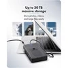 ICY BOX Externes Gehuse fr 2,5/3,5 SATA HDD /SSD, Host USB 3.2 Gen 1 bis 5 Gbps Type-C/-A