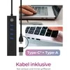 Carruzzo ICY BOX IB-HUB1737-C3 USB 3.2 Gen 1 (3.1 Gen 1) Type-C 5000 Mbit/ai Juoda