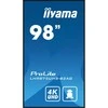 Monitorius Iiyama iyama ProLite LH9875UHS-B2AG – 98 colių įstrižainės klasės (97,5 colio matomas) LED ekranas su foniniu apšvietimu – skaitmeniniai ženklai – su įmontuotu medijos grotuvu / pasirenkama kompiuterio lizdo galimybė – 4K UHD (2160p) 3840 x 2160