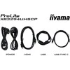 Monitorius iiyama ProLite XB3294UHSCP-B1 - 4K | KVM | USB-C PD 90W | 31.5"