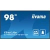 iiyama ProLite LH9854UHS-B1AG 247,6cm (98") 4K Digital Signage Monitorius HDMI/DP