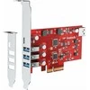 Inateck PCIe kortelė USB 3.2 G2, 2 USB C, 6 USB A prievadai 16 Gbps