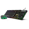 Incase INCA Pelė žaidimams+Klaviatūra RGB/ 3200DPI/6Tasten/1.50m juodas retail