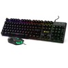 Incase INCA Pelė žaidimams+Klaviatūra RGB/ 3200DPI/6Tasten/1.50m juodas retail