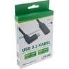 USB kabelis InLine USB-C - USB-C 1 m Juodas (35781)