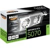 INNO3D GeForce RTX 5070 TWIN X2 Baltas 12GB OC DLSS 4