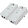 INTD ALLNET Powerline 1200Mbit 2er Bundle Bridge RJ45 HomePlugV2 SmartLink Passtrough ALL1681205v2
