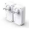 TP-Link AV1300 3 prievadų "Gigabit Passthrough Powerline" elektros tinklo adapterio pradinis rinkinys (TL-PA8030P KIT)