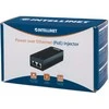 „Intellinet Power over Ethernet“ (PoE) purkštukas, 1 prievadas, 48 V DC, suderinamas su IEEE 802.3af (Euro 2 kontaktų kištukas)