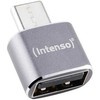 Adapteris USB Intenso USB-A - USB-C Pilka (7600113)