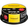 1x25 Intenso DVD-R 4,7GB 16x Speed, Cakebox