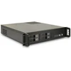 Inter-Tech IPC 2U-2504, Server-case - juodas, 2 Hheneinheiten