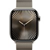 Išmanusis laikrodis Apple Watch 10 GPS + Cellular 46mm Natural Titanium Milanese Loop S/M Gray (MC7Q4QF/A)