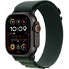 Išmanusis laikrodis Apple Watch Ultra 2 GPS + Cellular 49mm Juodas Titanium Case Alpine Loop Large Žalias (MX4T3F)