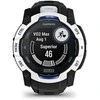 Išmanusis laikrodis Garmin Instinct 3 – 50 mm, Solar, Baltojo akmens spalvos su juodu / mėlynu dirželiu