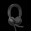 Jabra Evolve2 40 MS Stereo ausinės, Su laidu, Juodos