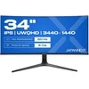 Monitorius JAPANNEXT 86,4cm JN-IPS340UWQHD60C-C65W-HS curved UWQHD