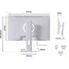 Carruzzo JAPANNEXT JN-I238FHD120F-HSP-W kompiuterio monitorius 60,5 cm (23.8″) 1920 x 1080 pikseliai „Full HD“ LCD Balta
