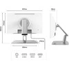 Monitorius JAPANNEXT 54,6cm JN-IPS2152FHDR-C65W-FLD-T HDMI/DP Touch FHD